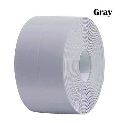 Waterproof SelfAdhesive Caulk Sealing Tape  PVC OilProof Kitchen Sink  Bathroom Edge Strip 1m  2m   7