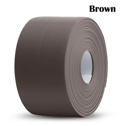 Waterproof SelfAdhesive Caulk Sealing Tape  PVC OilProof Kitchen Sink  Bathroom Edge Strip 1m  2m   8