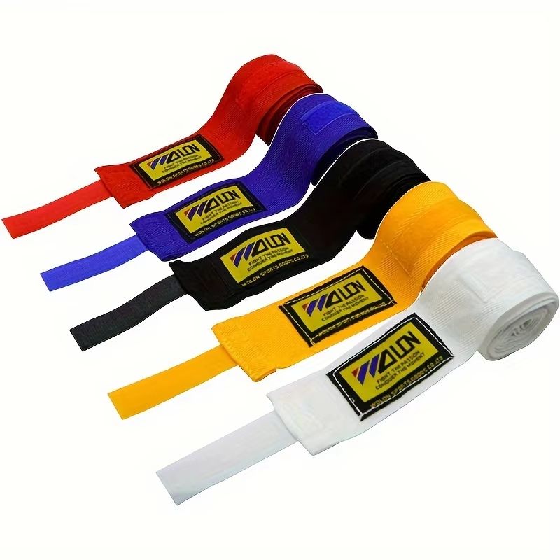 2PCS Boxing Hand Wraps – Cotton Training Bandages for Kickboxing, MMA & Muay Thai (1.5m / 2m / 3m / 5m)