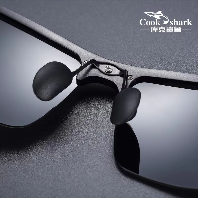 Cook Shark Aluminum Magnesium Sunglasses  Mens HD Polarized Driving Glasses With Lightweight Frame 3