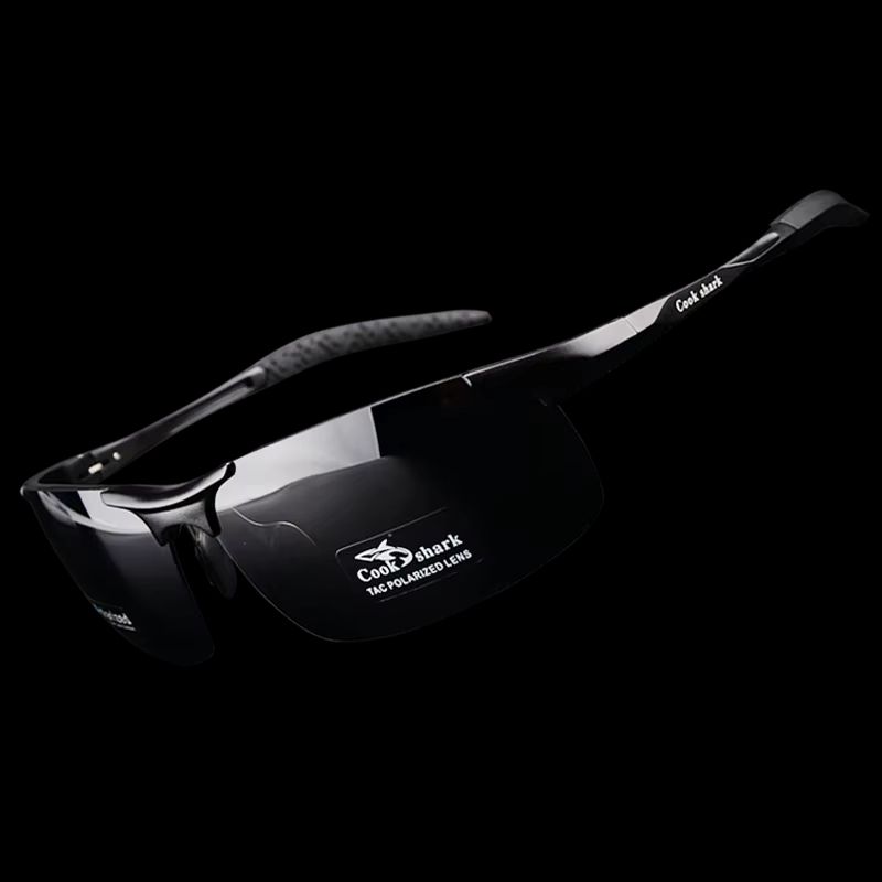 Cook Shark Aluminum Magnesium Sunglasses  Mens HD Polarized Driving Glasses With Lightweight Frame 5