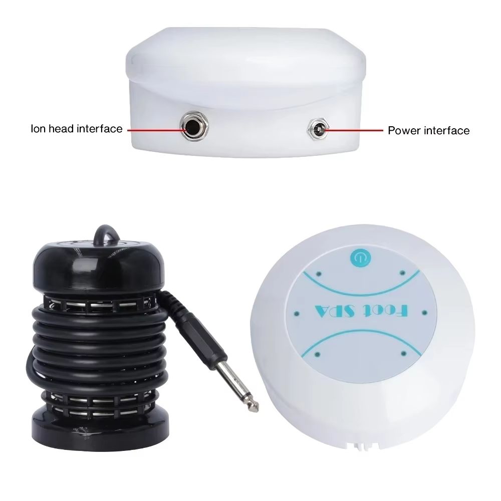 Ionic Detox Foot Bath Massage Machine With Basin  Electric Foot Spa Massager With Vibration  Deep C 1