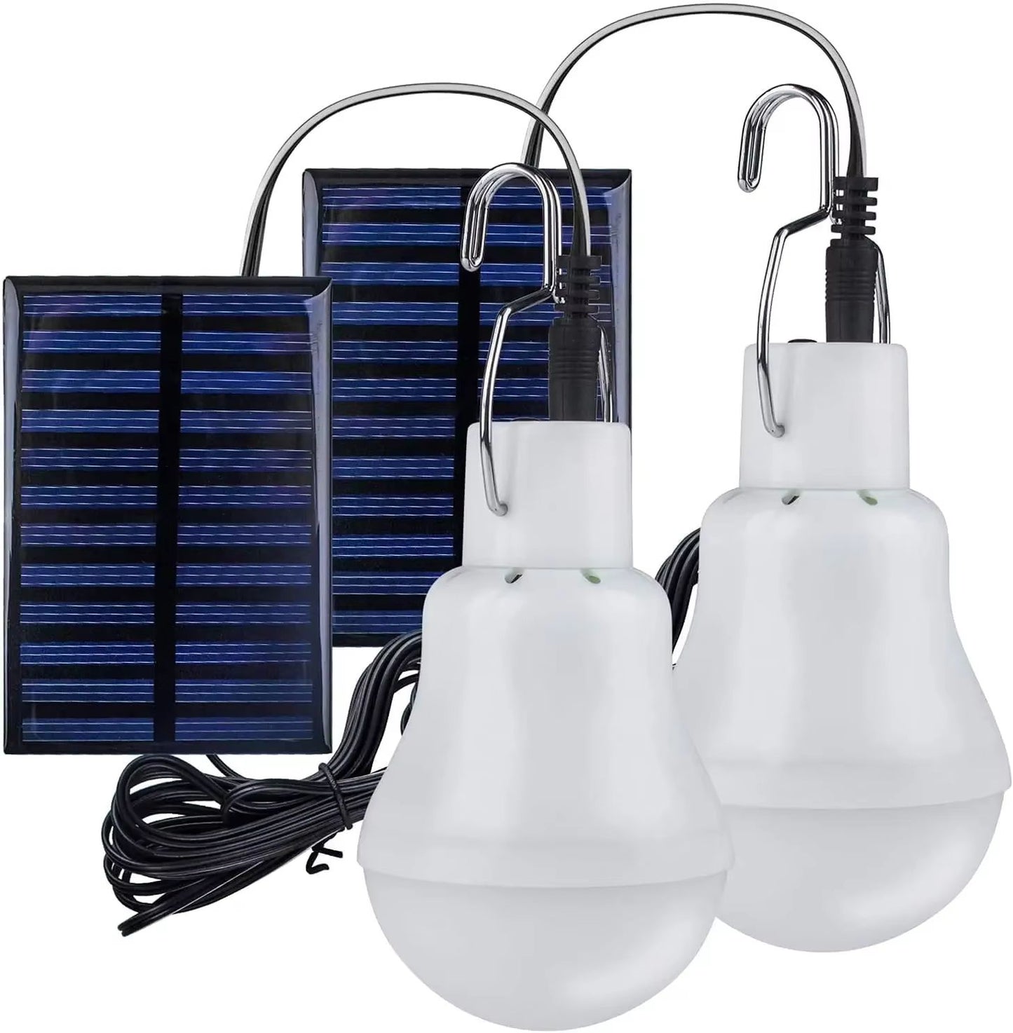 LED Solar Bulb Light – Waterproof USB Rechargeable Outdoor & Indoor Hanging Lamp for Emergency and Camping