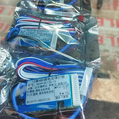 10S 36V  13S 48V Lithiumion Battery Protection Board BMS  15A20A With Temperature Sensor  Heat Sink 3