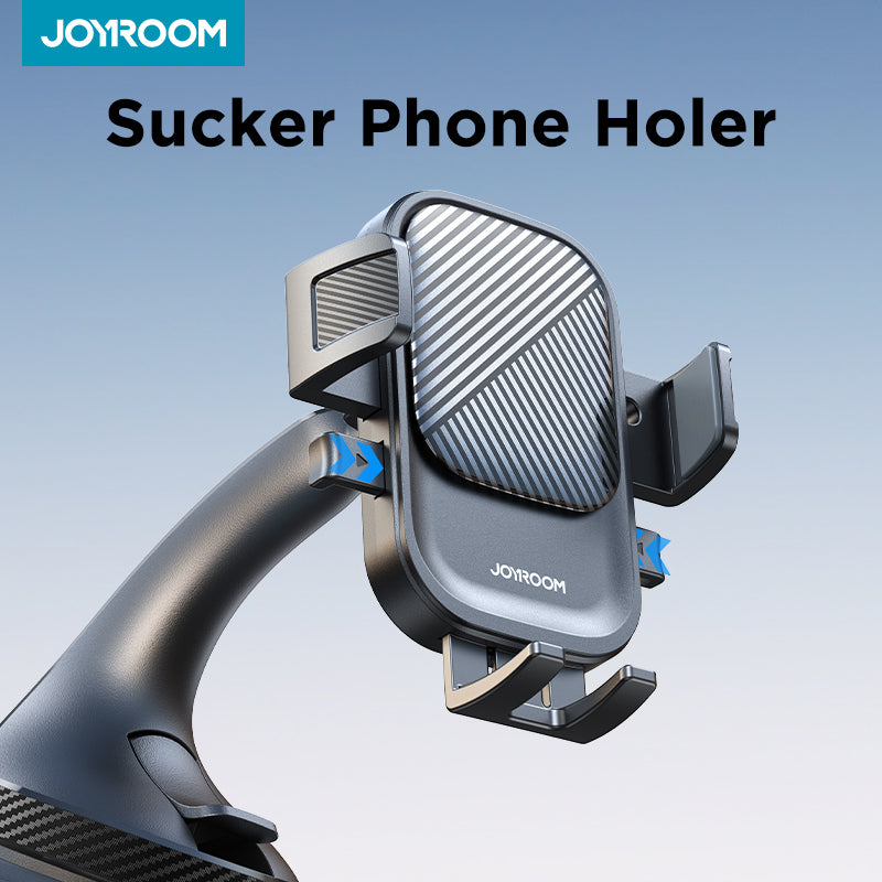 Hands-Free Cell Phone Mount, Universal Phone Holder for Car, Strong Suction, 360 Rotating Dashboard Windshield