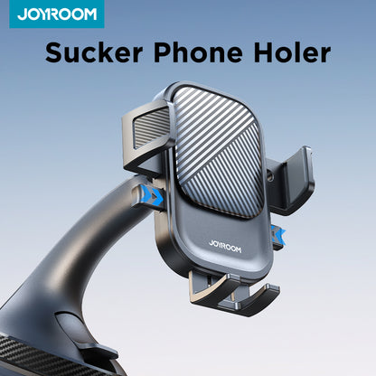 Hands-Free Cell Phone Mount, Universal Phone Holder for Car, Strong Suction, 360 Rotating Dashboard Windshield
