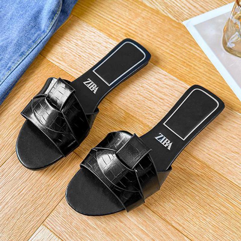 New Woven Luxury Designer Women Sandals Summer Flat Comfortable Casual Bottom Women Slippers Trendy 7