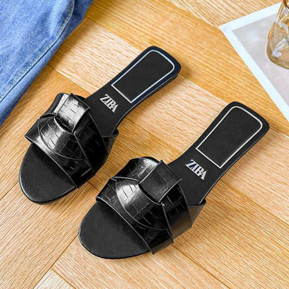 New Woven Luxury Designer Women Sandals Summer Flat Comfortable Casual Bottom Women Slippers Trendy 7