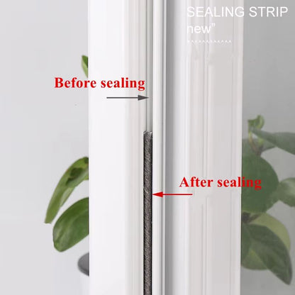 10M Aluminum Sliding Door  Window Brush Seal Strip  5mm X 8mm Dustproof Draught Excluder Weatherstr 2