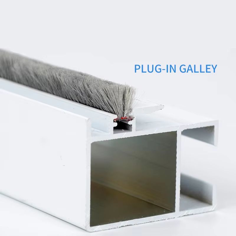 10M Aluminum Sliding Door  Window Brush Seal Strip  5mm X 8mm Dustproof Draught Excluder Weatherstr 3
