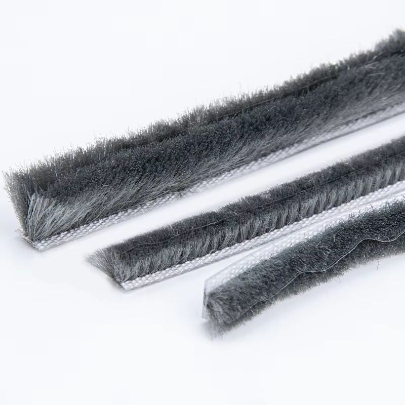 10M Aluminum Sliding Door  Window Brush Seal Strip  5mm X 8mm Dustproof Draught Excluder Weatherstr 5