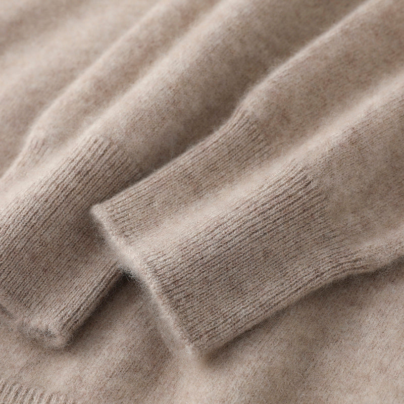 Mens Merino Wool Sweater Thick Hooded Pullover Soft Knitwear For Autumn Winter Casual Comfort Wool  4