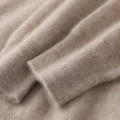 Mens Merino Wool Sweater Thick Hooded Pullover Soft Knitwear For Autumn Winter Casual Comfort Wool  4