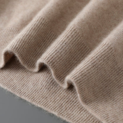 Mens Merino Wool Sweater Thick Hooded Pullover Soft Knitwear For Autumn Winter Casual Comfort Wool  5