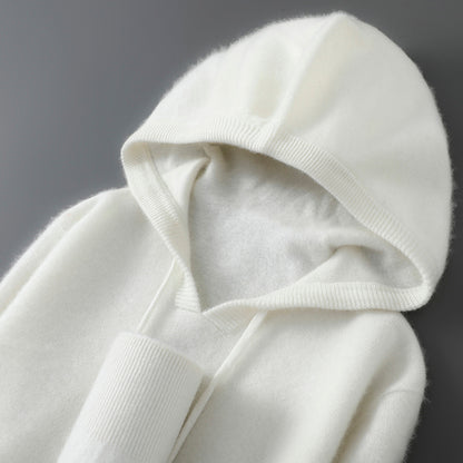 Mens Merino Wool Sweater Thick Hooded Pullover Soft Knitwear For Autumn Winter Casual Comfort Wool  6