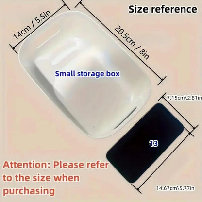 10pcs Large Capacity Storage Boxes With Lids  Household Plastic Organizer Baskets For Toys Snacks   4
