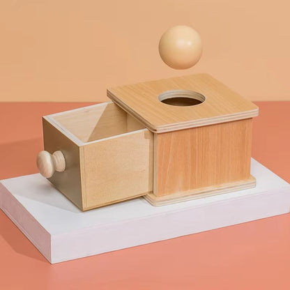 Montessori Macaroon Color Spinning Drum  Coin Box  Sensory Learning Toy For Babies  Toddlers 9