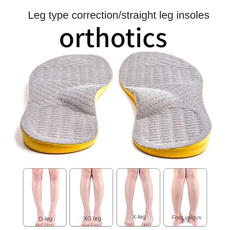 Flat Feet Orthotic Insole, Arch Support Orthopedic Insoles For Shoes, Sole Support Pad For Men Women O/X Leg Correction