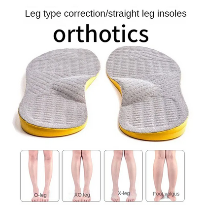 Flat Feet Orthotic Insole, Arch Support Orthopedic Insoles For Shoes, Sole Support Pad For Men Women O/X Leg Correction