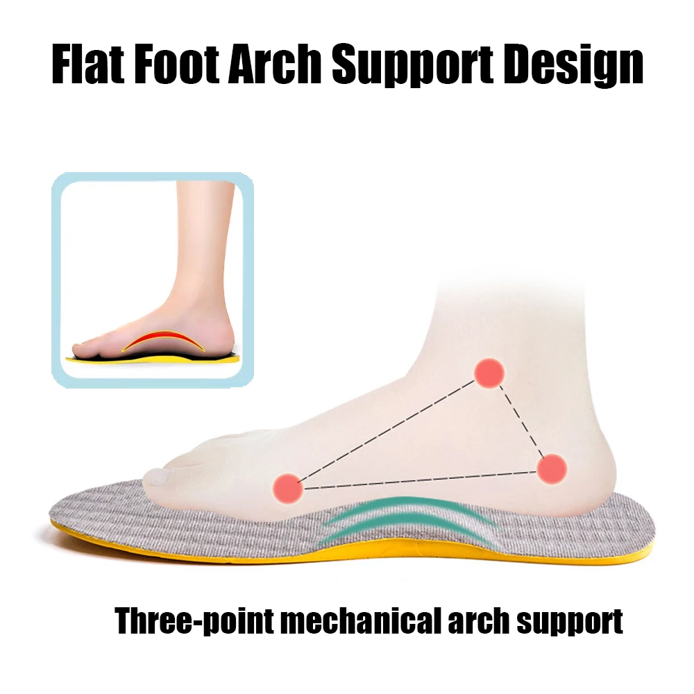 Flat Feet Orthotic Insole Arch Support Orthopedic Insoles For Shoes Sole Support Pad For Men Women  5