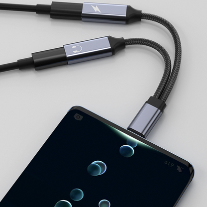 PD 60W Fast Charging USB Type C to 3.5 mm Audio Aux Adapter, Headphone Cable for iPhone 15, Samsung, Xiaomi