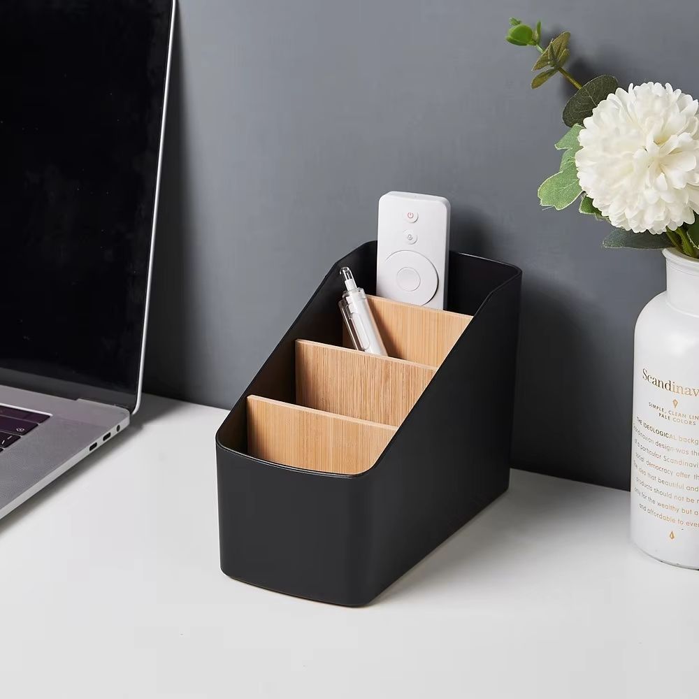 Multipurpose Remote Control Organizer  TV Remote Holder  Desktop Storage Box For Living Room Bedroo 4