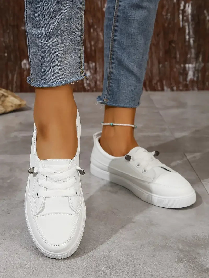 Casual Spring And Summer Fashion Mesh Breathable Round Toe Shallow Mouth Comfortable Flat Walking W 2