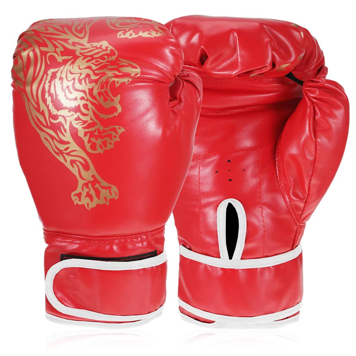 Breathable PU Leather Boxing Gloves  Adult  Kids Training Kickboxing Gloves For Indoor And Outdoor  1