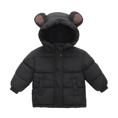 Thicken Warm Winter Coat For Kids 28 Years Plush Thick Jacket Boys Girls Cold Weather Outerwear 1