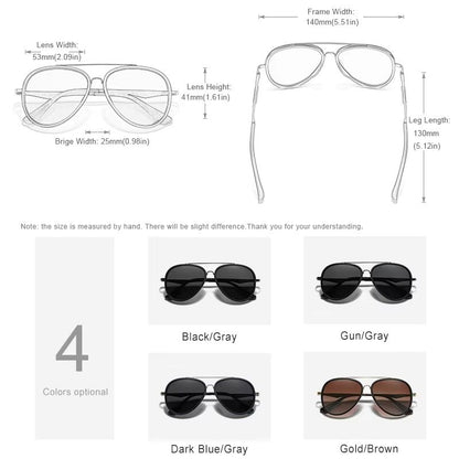 KINGSEVEN 2024 Classic Pilot Polarized Sunglasses  Mens Driving UV Protection Eyewear 1