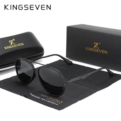KINGSEVEN 2024 Classic Pilot Polarized Sunglasses  Mens Driving UV Protection Eyewear 7