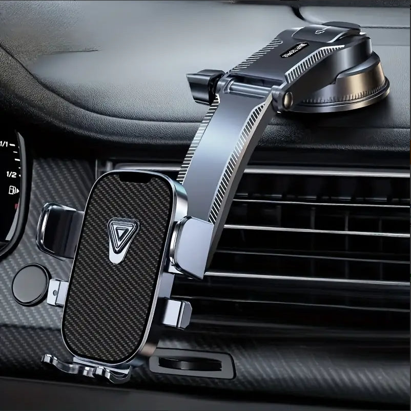 Foldable Mobile Phone Holder, 360 Degrees Rotatable Multifunctional Car Phone Holder, Car Navigation Stand with Suction