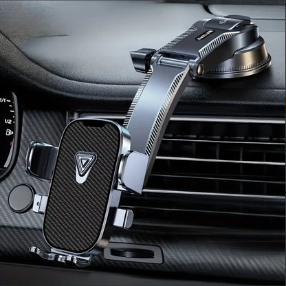 Foldable Mobile Phone Holder, 360 Degrees Rotatable Multifunctional Car Phone Holder, Car Navigation Stand with Suction