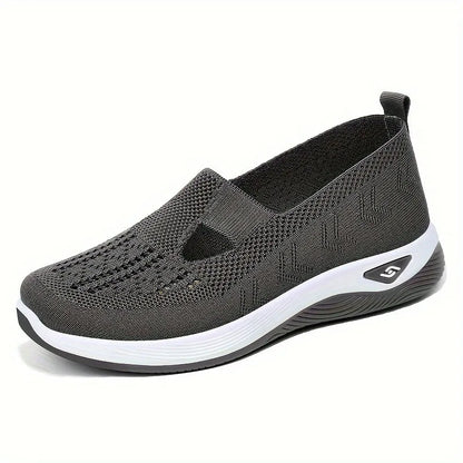 Casual Sneakers Womens Shoes Summer Breathable Lightweight Slip On Walking Shoes Flat Sports Outdoo 4