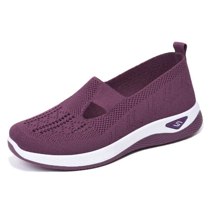 Casual Sneakers Womens Shoes Summer Breathable Lightweight Slip On Walking Shoes Flat Sports Outdoo 12