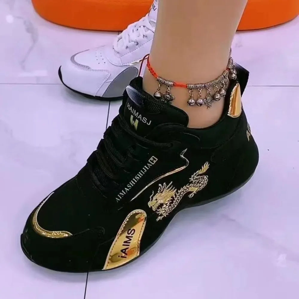 Lightweight Breathable Women Designer Sneakers Summer Leather Waterproof Casual Sports Shoes Nonsli 3