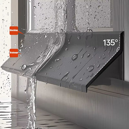Aluminum Alloy Window Water Deflector – Waterproof Blocking Bar & Sealing Strip for Home Windows