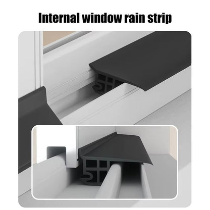 Aluminum Alloy Window Water Deflector  Waterproof Blocking Bar  Sealing Strip For Home Windows 5