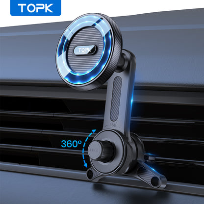Mag-Safe Phone Holder Car, Magnetic Phone Car Mount Air Vent, Car Cradle for iPhone with Strongest Magnet