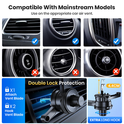 MagSafe Phone Holder Car Magnetic Phone Car Mount Air Vent Car Cradle For IPhone With Strongest Mag 1