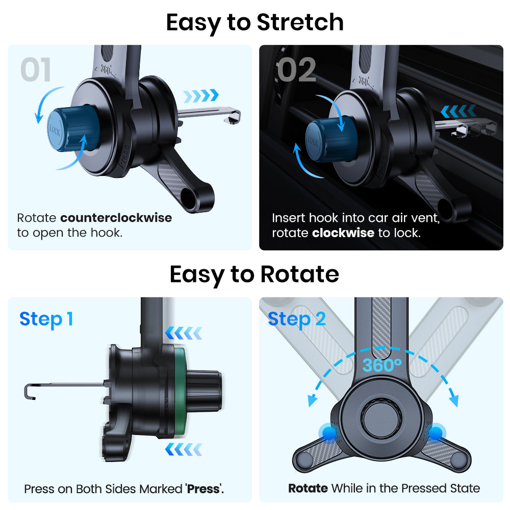 MagSafe Phone Holder Car Magnetic Phone Car Mount Air Vent Car Cradle For IPhone With Strongest Mag 3