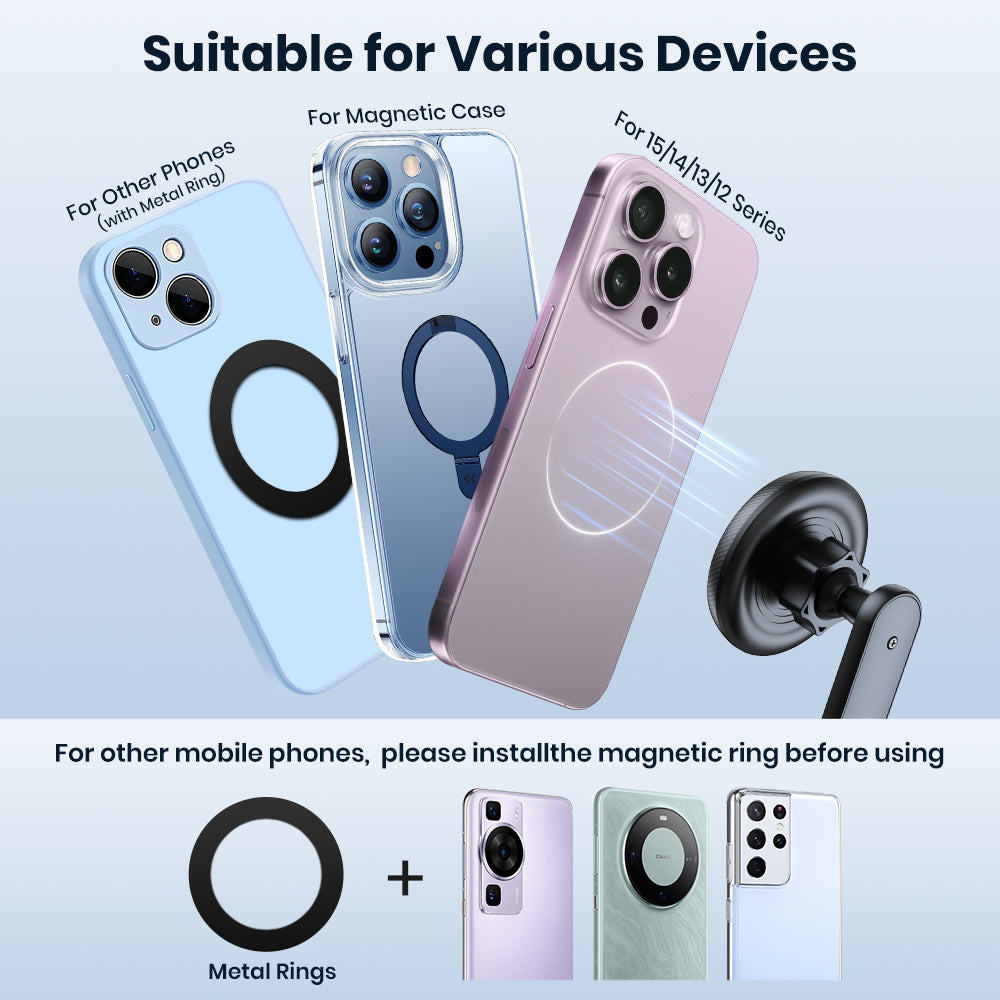 MagSafe Phone Holder Car Magnetic Phone Car Mount Air Vent Car Cradle For IPhone With Strongest Mag 5