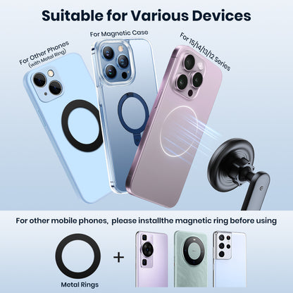 MagSafe Phone Holder Car Magnetic Phone Car Mount Air Vent Car Cradle For IPhone With Strongest Mag 5
