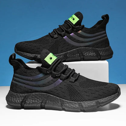 Summer Mens Sneakers Breathable Comfortable Platform Shoes Man Running Shoes Fashion Walking Sneake 4