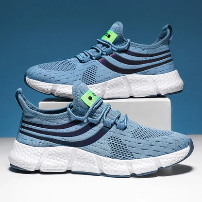 Summer Mens Sneakers Breathable Comfortable Platform Shoes Man Running Shoes Fashion Walking Sneake 8