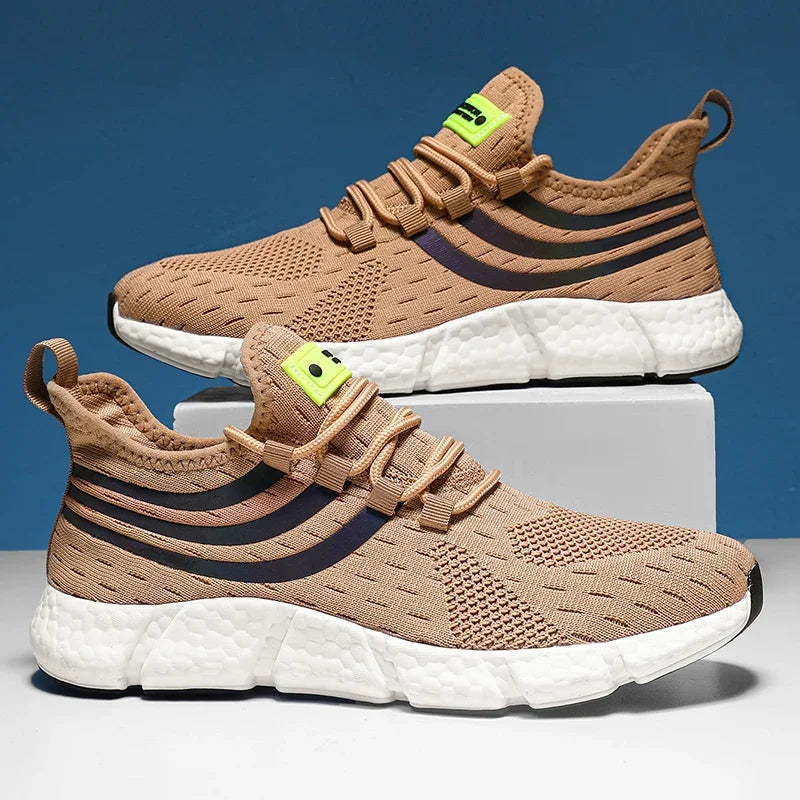 Summer Mens Sneakers Breathable Comfortable Platform Shoes Man Running Shoes Fashion Walking Sneake 11