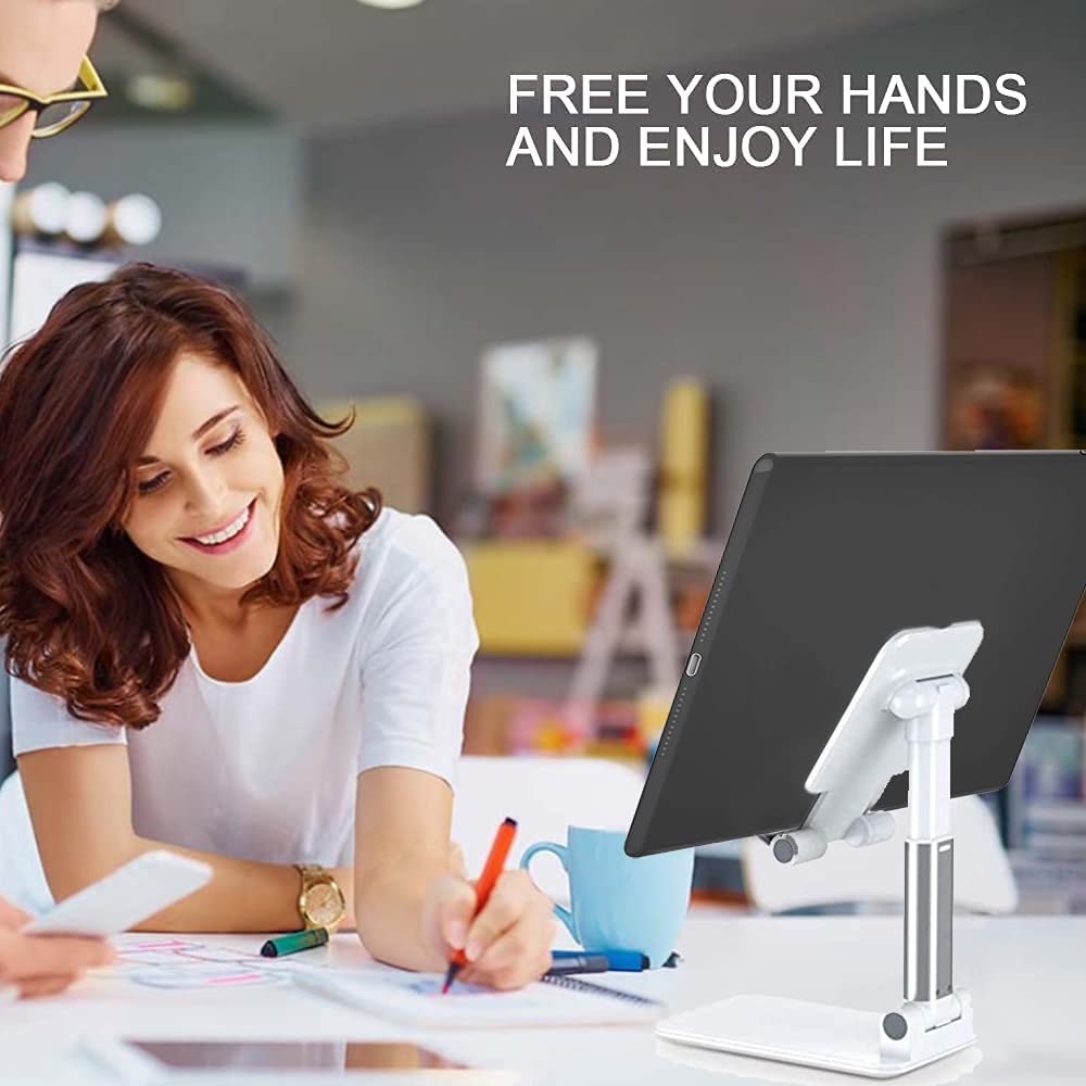 Foldable Portable Adjustable Phone Stand For Desk Compatible With IPhone And All Smartphones 3