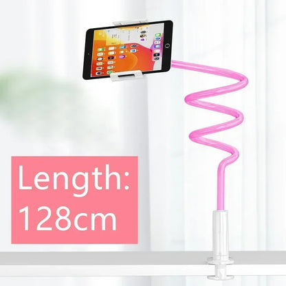 Lazy Bracket Phone Holder Stand Bed Headrest 360 Flexible Long Arms Clamp Mount IPhone Samsung 3567 4