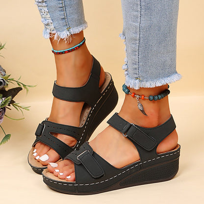 Slip On Open Toe Walking Shoes Women New Sandals Shoes Female Casual Heels Party Slippers 1