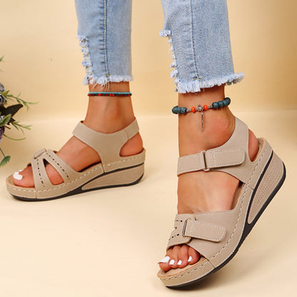 Slip On Open Toe Walking Shoes Women New Sandals Shoes Female Casual Heels Party Slippers 3